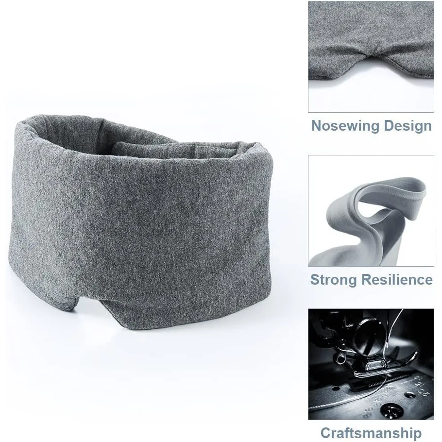 Description Picture 5 of itemFull Surround Sleep Eye Mask Blindfold Eye Cover Patch Portable Travel Eyepatch Rest Eye Cover Sleeping Mask Night Eyeshade
