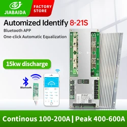 JBD 8S 10S 11S 12S 13S 14S 15S 16S 17S 20S 21S Smart BMS 80A 150A 200A Bluetooth Balance Board 24V 36V 48V 60V Lithium Battery