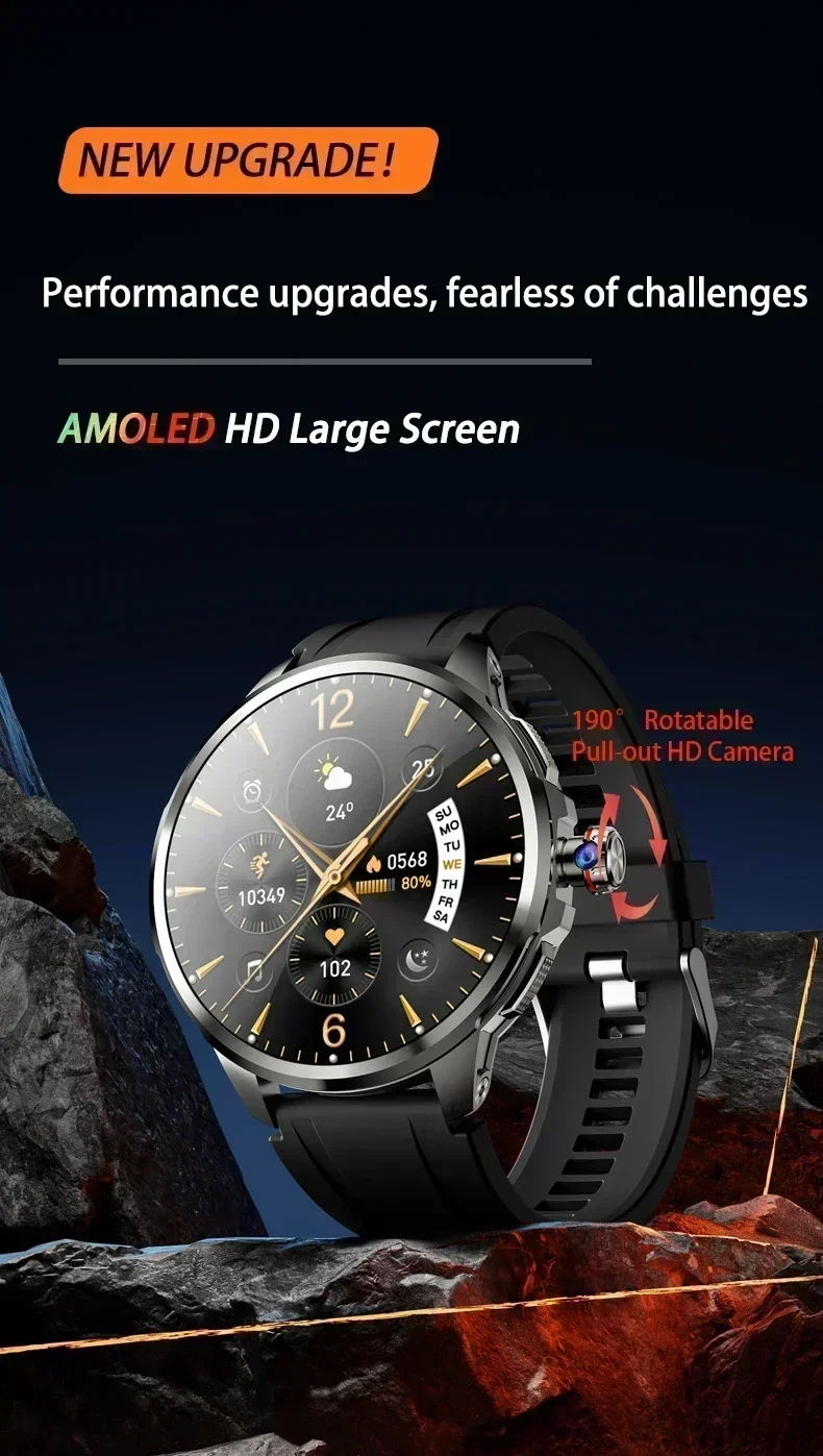 H99 Armored Smartwatch - Rotating Camera, GPS, Social Apps 7 S805aaf9d7d1b44c9bb5b6fa195d8958aF