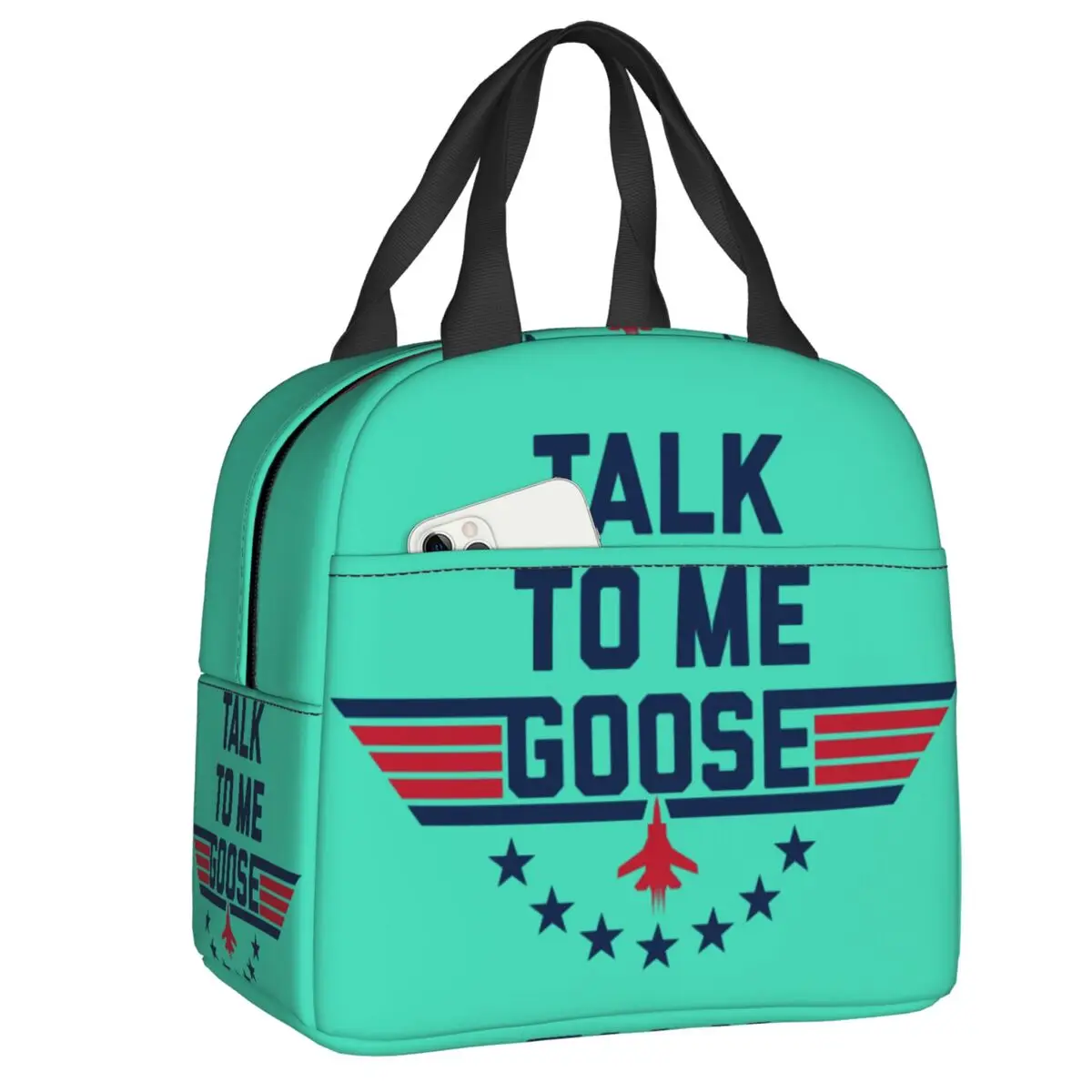 Top Gun Maverick Tom Thermal Insulated Lunch Bag Women Adventure Tv