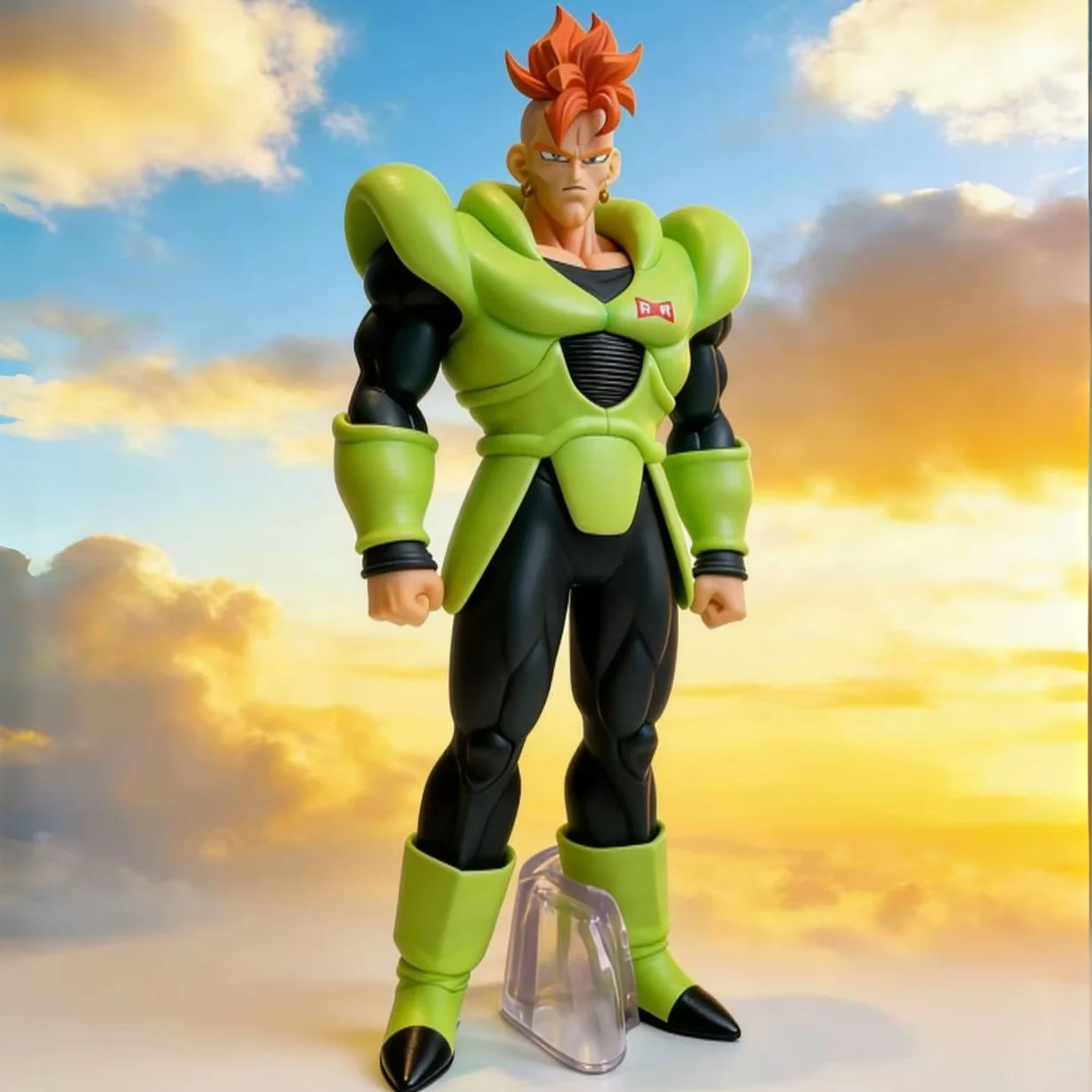 29cm/11.42in Anime Figure Dragon Ball Z ANDROID 16 Figures Ornament GK PVC Statue Collection Model Toys Dolls Children Gifts
