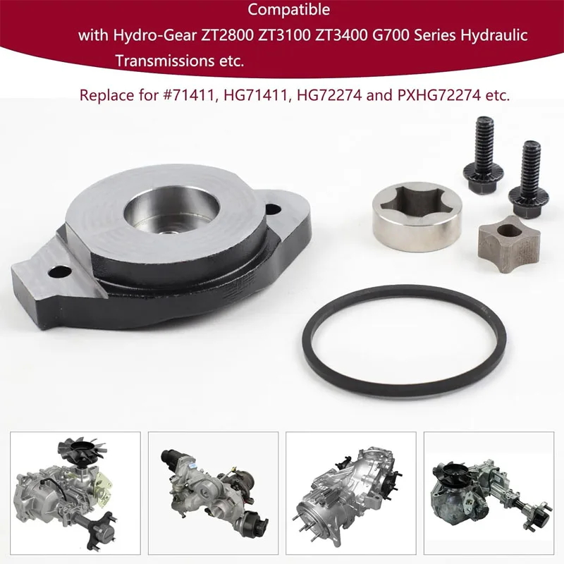 72274, 71411, HG71411, HG72274 Hydraulic Transmission Charge Pump Kit Fits for Lawn Mowers ZT2800 ZT3100 ZT3400 G700 Series