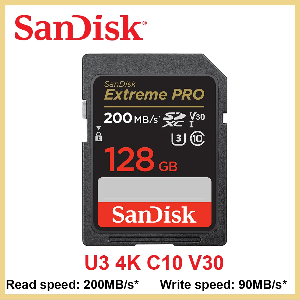 【新品】128GB Extreme PRO SanDisk メモリーカード -