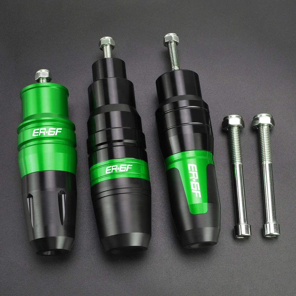 

Motorcycle Accessoires Exhaust Slider Crash Pads Falling Protection Anti-Drop Frame Slider FOR KAWASAKI ER6F ER-6F ER 6F