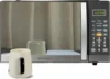 MWG1191SB Countertop Microwave Oven with 1100W Grill Function, Sleek Mirrored Finish 10 Power Levels, 6 Auto Menus, Glass Turnta 1