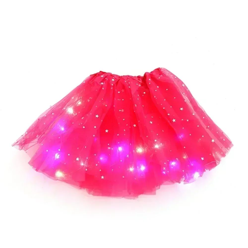 LED Clothing LED Glowing Light Kids Girls Princess Tutu Skirts