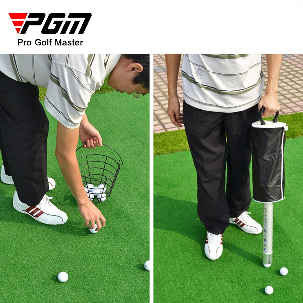 

Pgm Golf Ball Picker Jqq00 One-Handed Use Without Bending Down Holds Up To 70 Balls Picker Is Simple And Practical