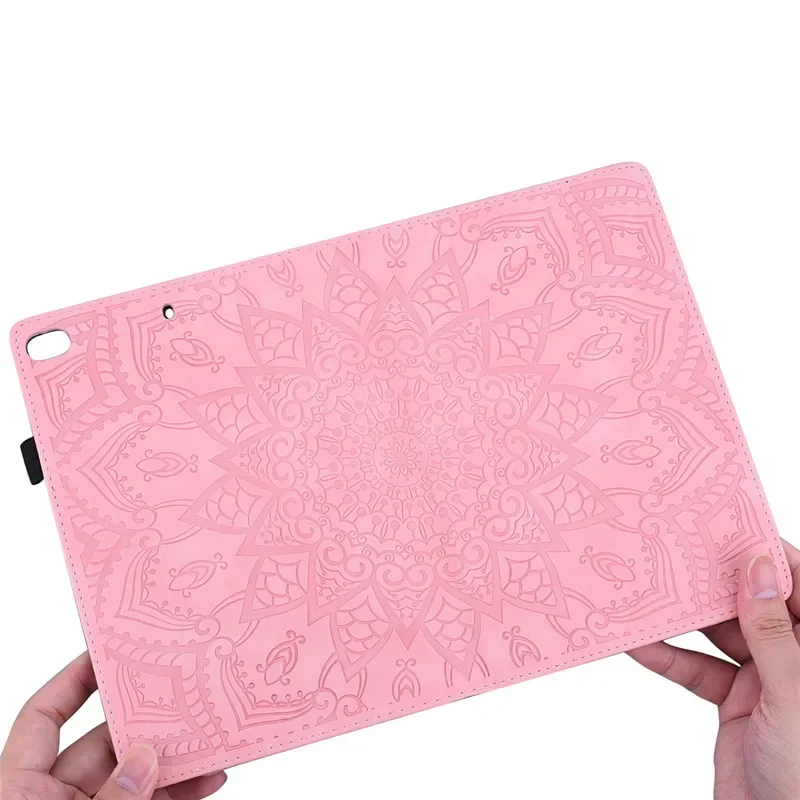 Carteira de Couro Capa para Kindle Scribe 3d Emboss Flower Case Funda Case 102 Pol pu - Imagem 5