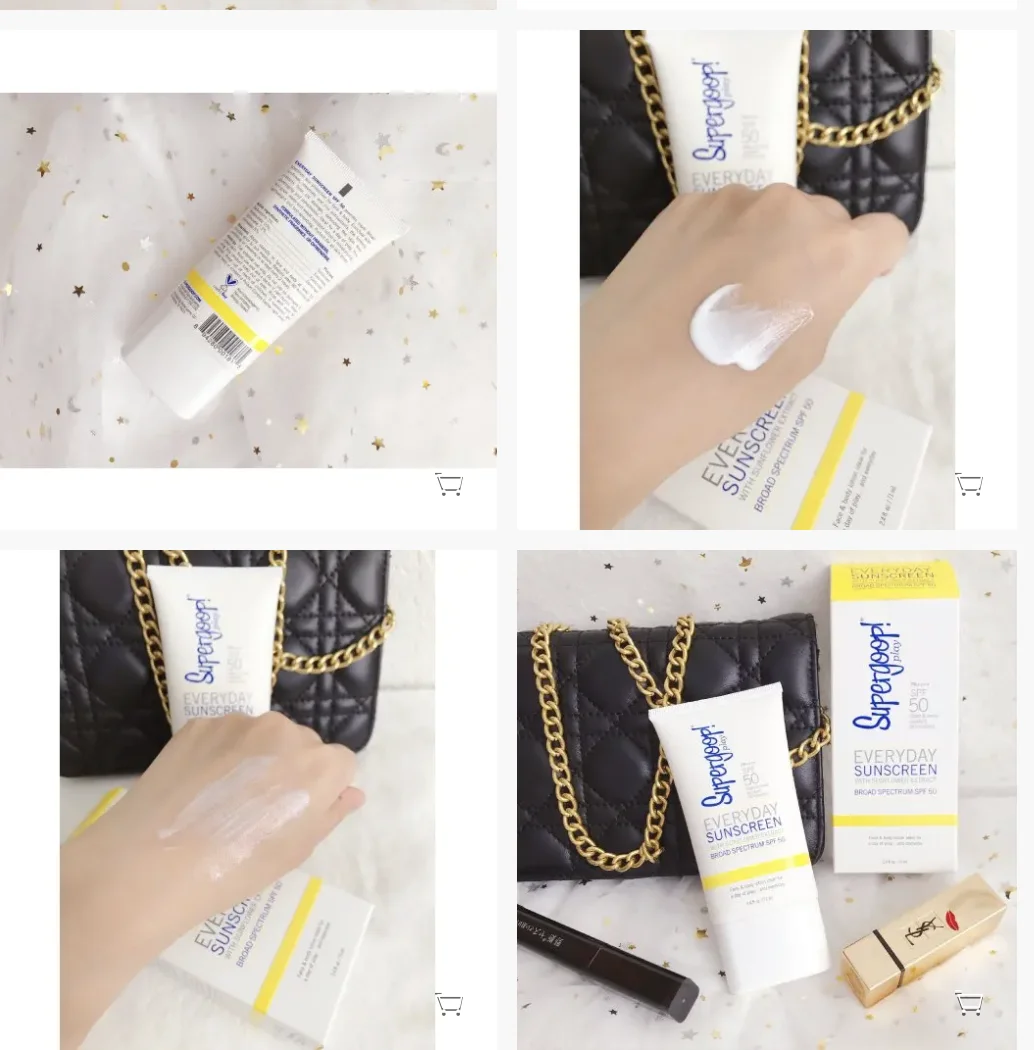 Supergoop Unseen Sunscreen Broad Spectrum Glowscreen Body Sunscreen SPF40 UV Protector Face Primer Base Cosmetic 50ml sun stick sunscreen