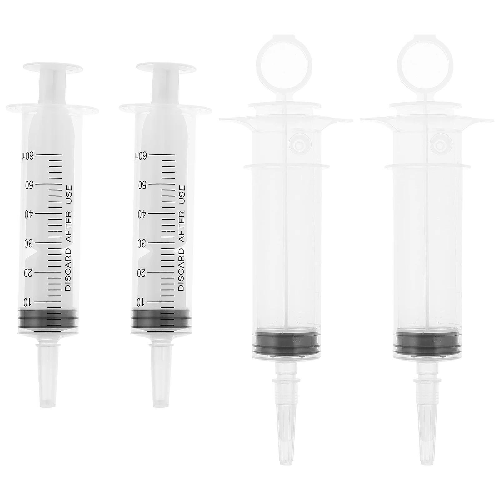 

4pcs Portable Enema Injection Enema Cleaning Injectors (Transparent)