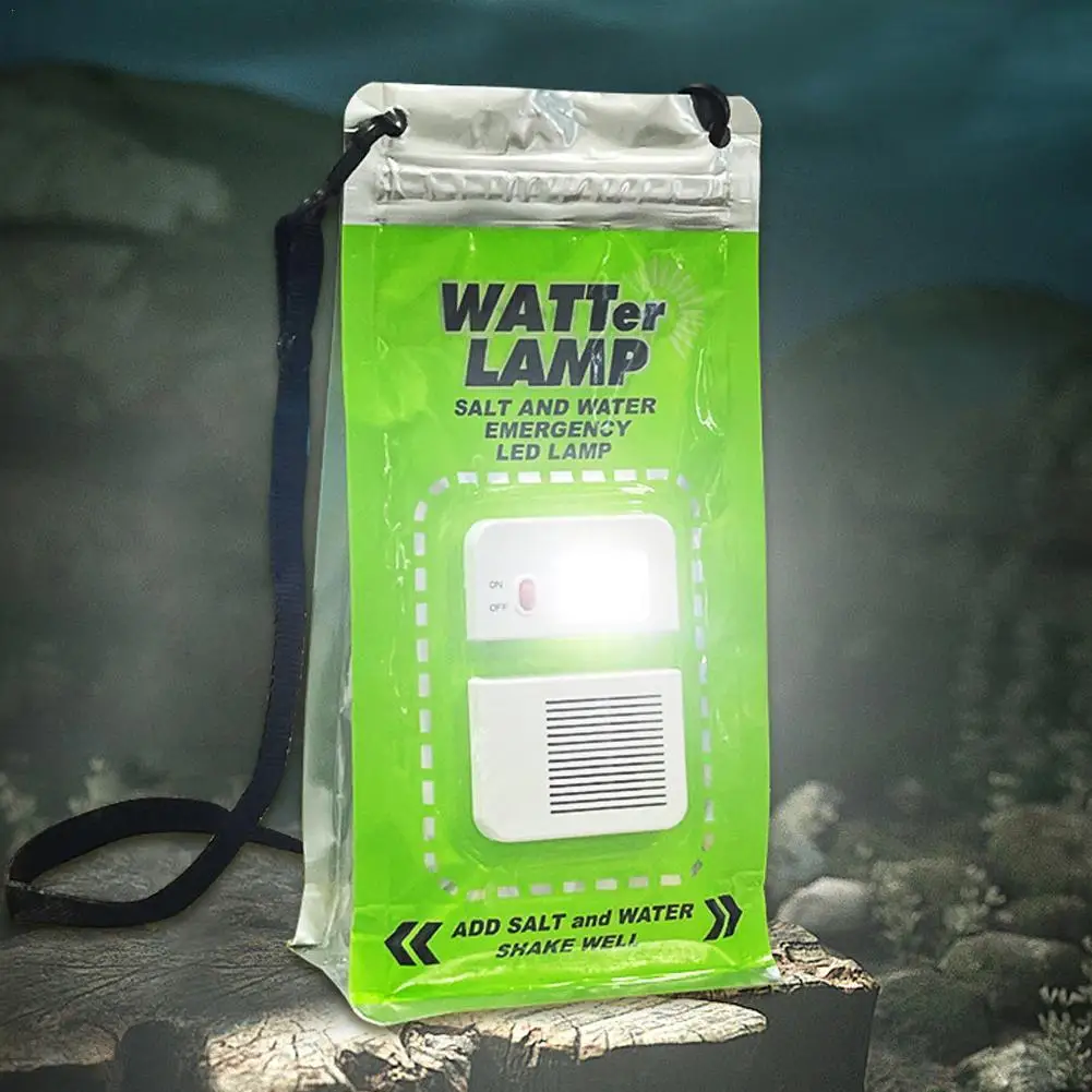 

2023 Salt Water Lantern Lamp Emergency Night Light For Camping Outdoor Brine Camping LED Light Outdoor Emergency Night Fishing