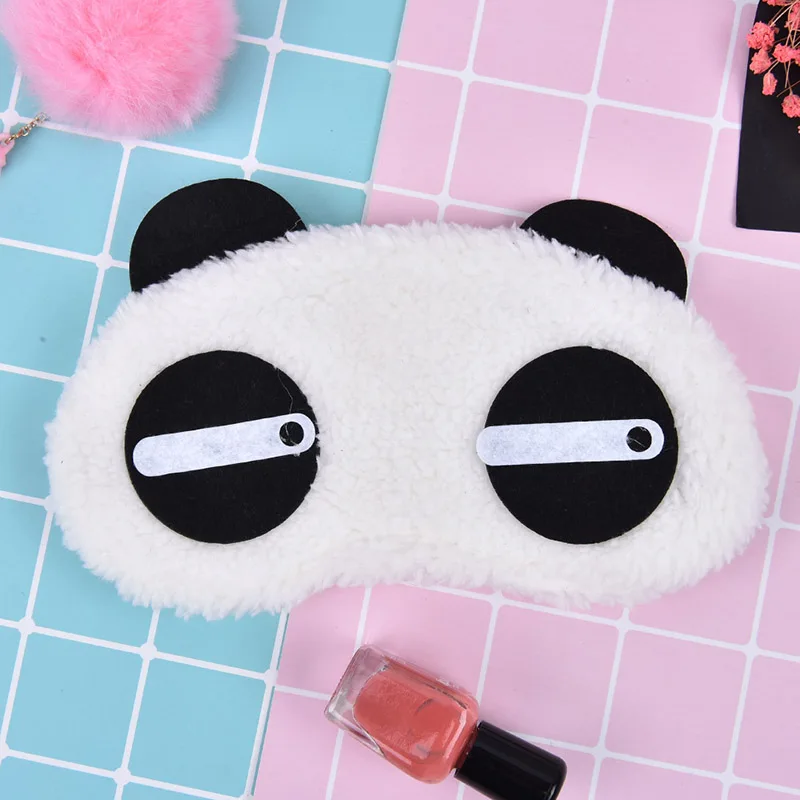3D FROG Sleeping Mask Eyeshade Plush Eye Cover Travel Cartoon Eyeshade For Eye Travel Relax Sleeping Gift 3