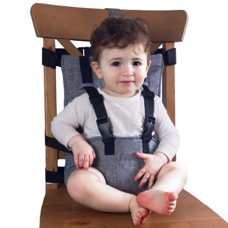 Baby Feeding Chair Safety Belt Portable High Chair Harness Foldable Toddler Seat Harness Belt with Strap Baby Travel Essential