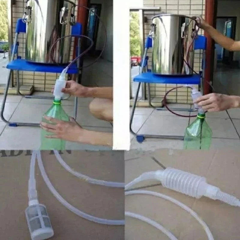 1PC Plastic Transparent Home wine making tool Brewing Siphon Hose Brewing Food Grade Materials Plastic Beer Chiller Wine Beer Making Tools