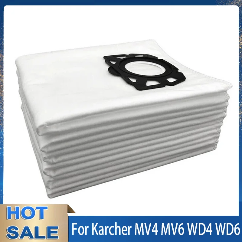 Sacchetti Aspirapolvere Karcher Ricambio Originale 2.863-006.0 WD4 WD5 WD6 - Foto 5