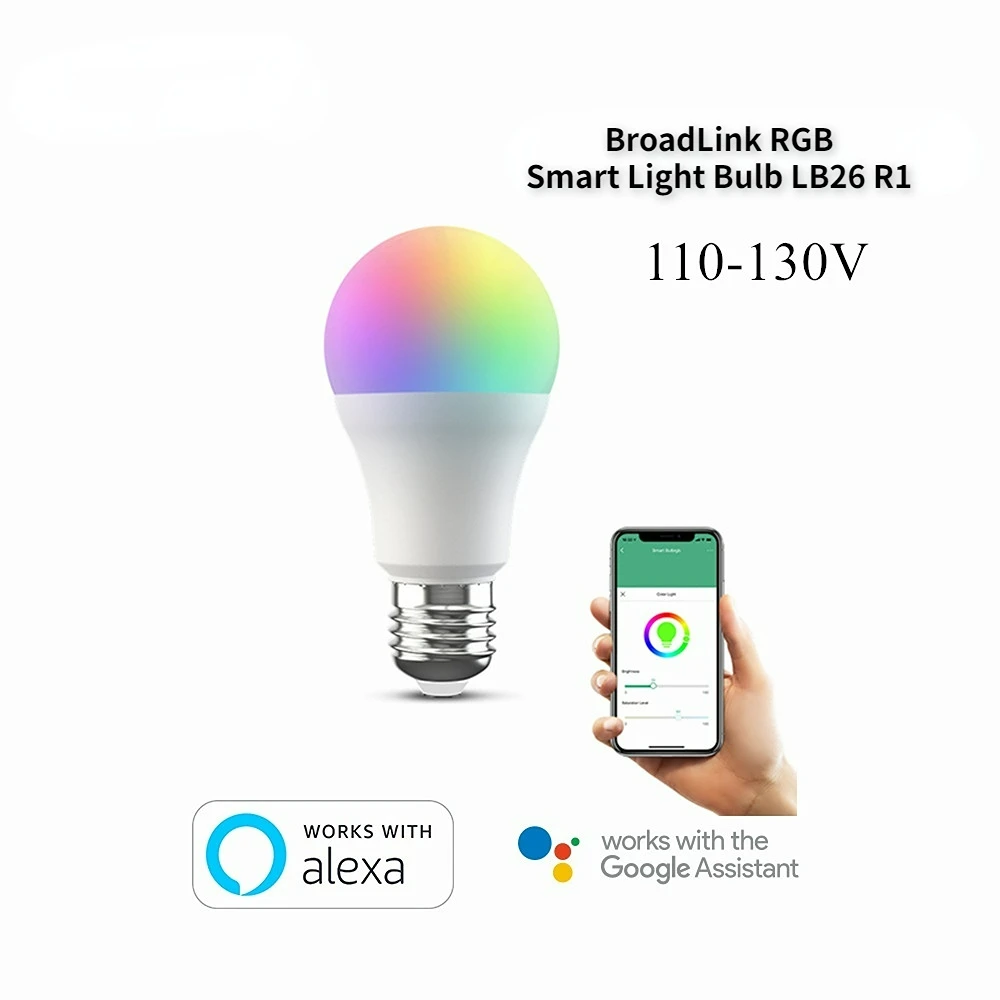 

LB27 Toning Light Cold and Warm Brightness RGB Bulb Mobile Phone Intelligent Linkage Alexa Voice Control for 110-130V