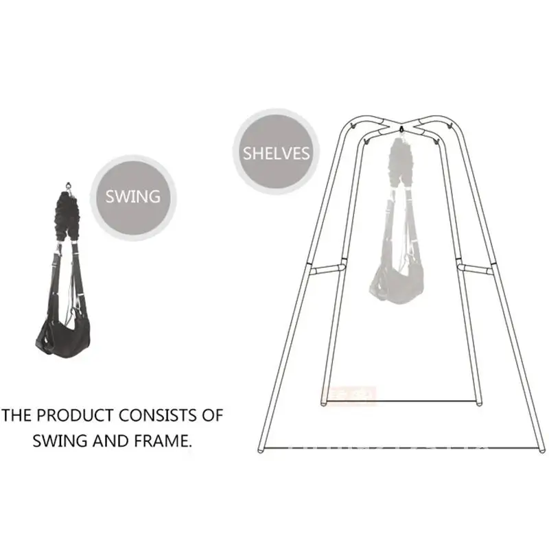 Sex Furniture Sex Swing Stand Frame Love Chairs Erotic Hammock Indoor Bed Fetish BDSM Bondage Adult Games Sexul Toys for Couples