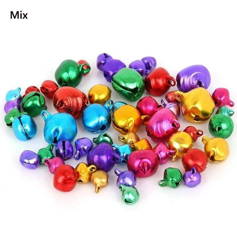 Description Picture 2 of item25-200Pcs Jingle Bells Aluminum Loose Beads Small For Festival Party Decoration/Christmas Tree Decoration/DIY Crafts Accessories