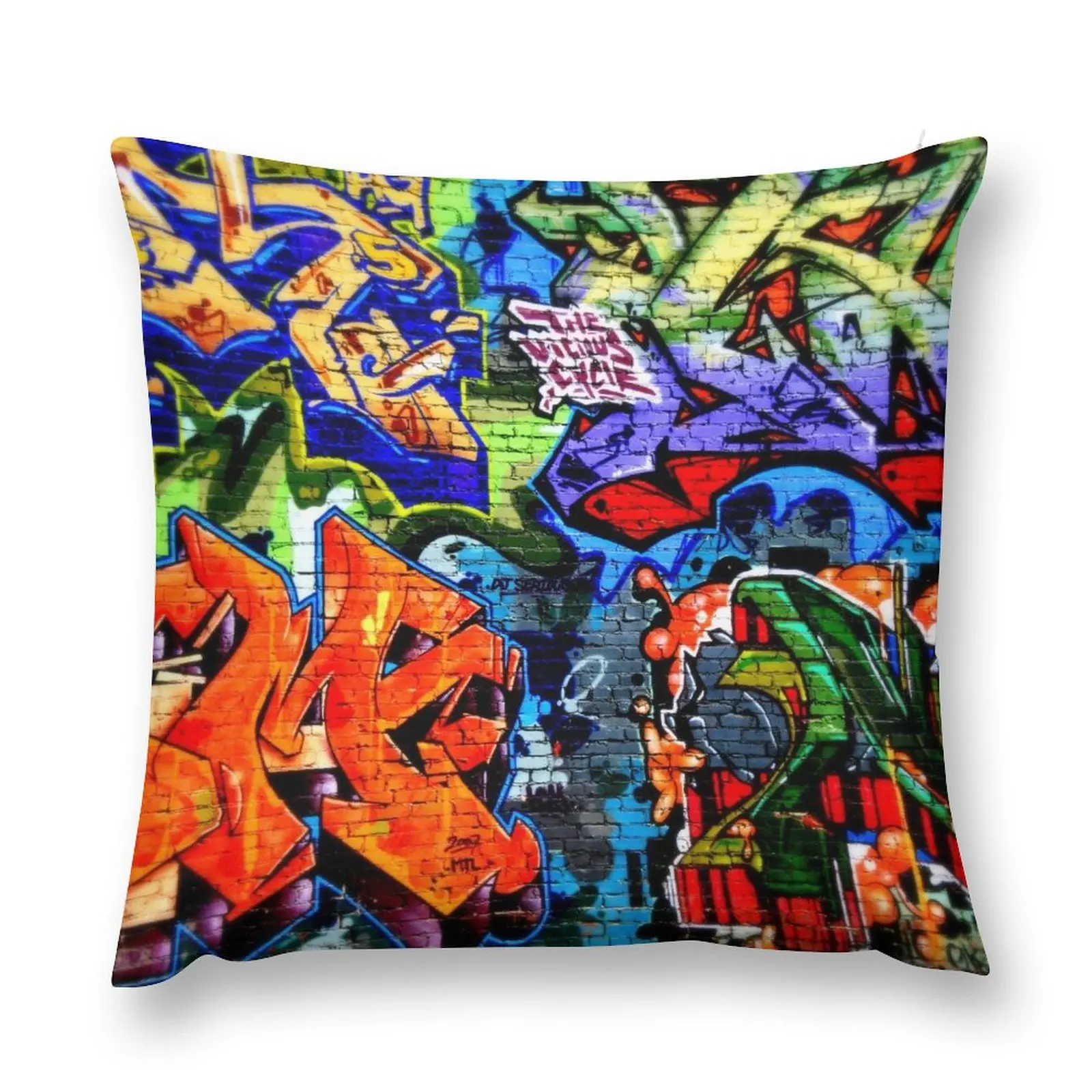 

Graffiti Daze 2 Throw Pillow Pillow Decor Custom Cushion