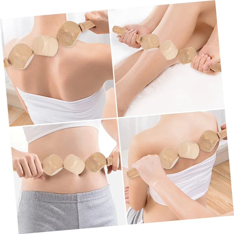 Holz Massage Set Zur Schmerztherapie Und Gegen Cellulite Am Körper_voghion.com