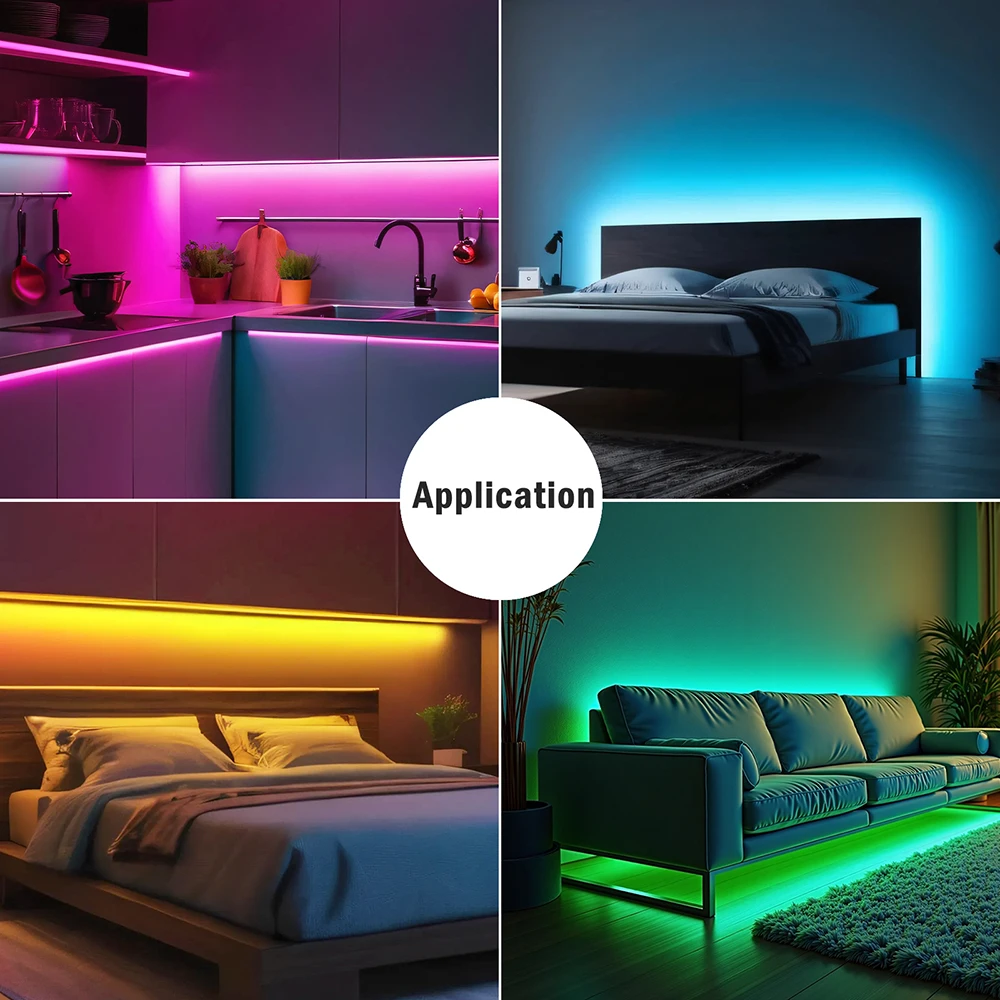 รูปสินค้า LED Strip ยืดหยุ่น สีสันสดใส ตกแต่งบ้านได้ทุกสไตล์