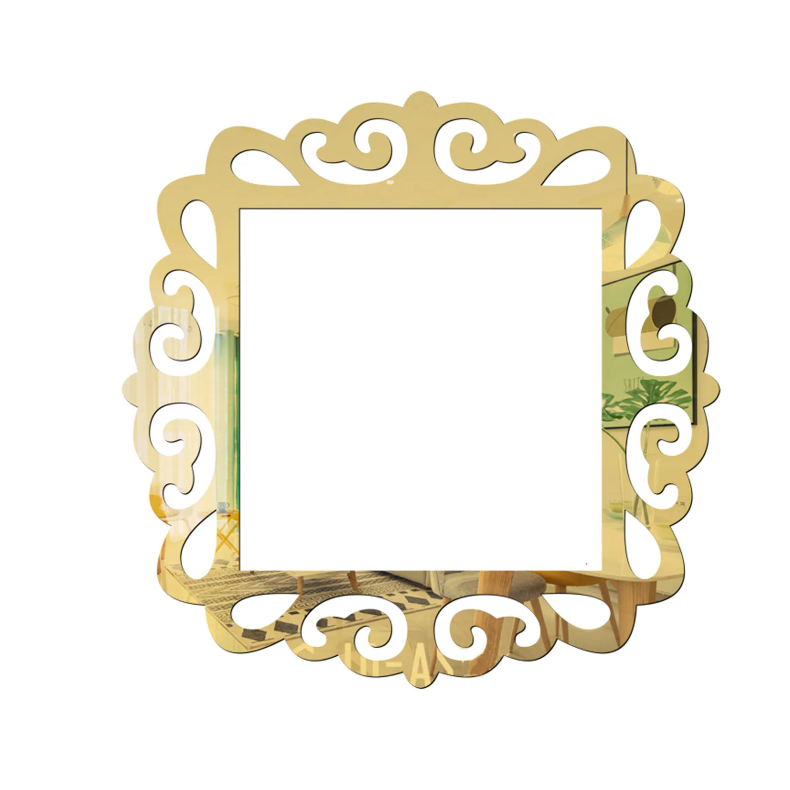 Hot Sale Waterproof Switch Sticker Home Decor Wall Mirror Style Photo Frames For Shop Switch Home Decoration Wall Mirror