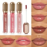 5-Color Jelly Lipsticks, Temperature Color Changing Crystal Flower Lip Gloss, Long Lasting Nourishing Hydrating Rosehip Oil Lips 1
