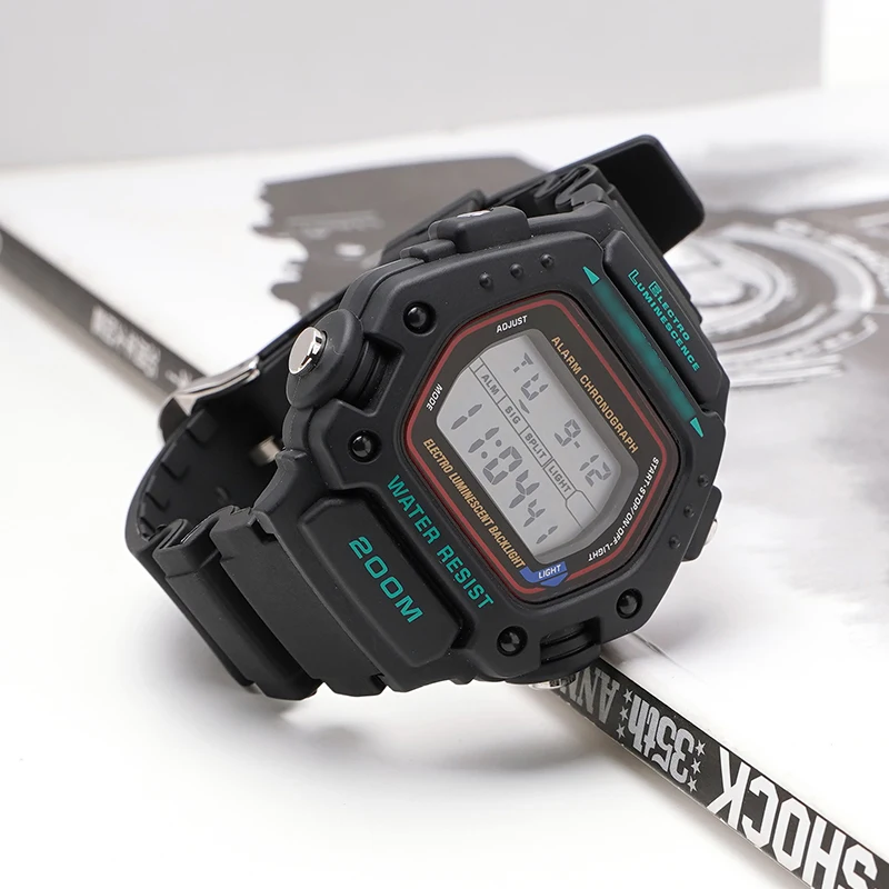 Durable & Comfortable 19mm Resin Rubber Watch Strap with Raised Ends