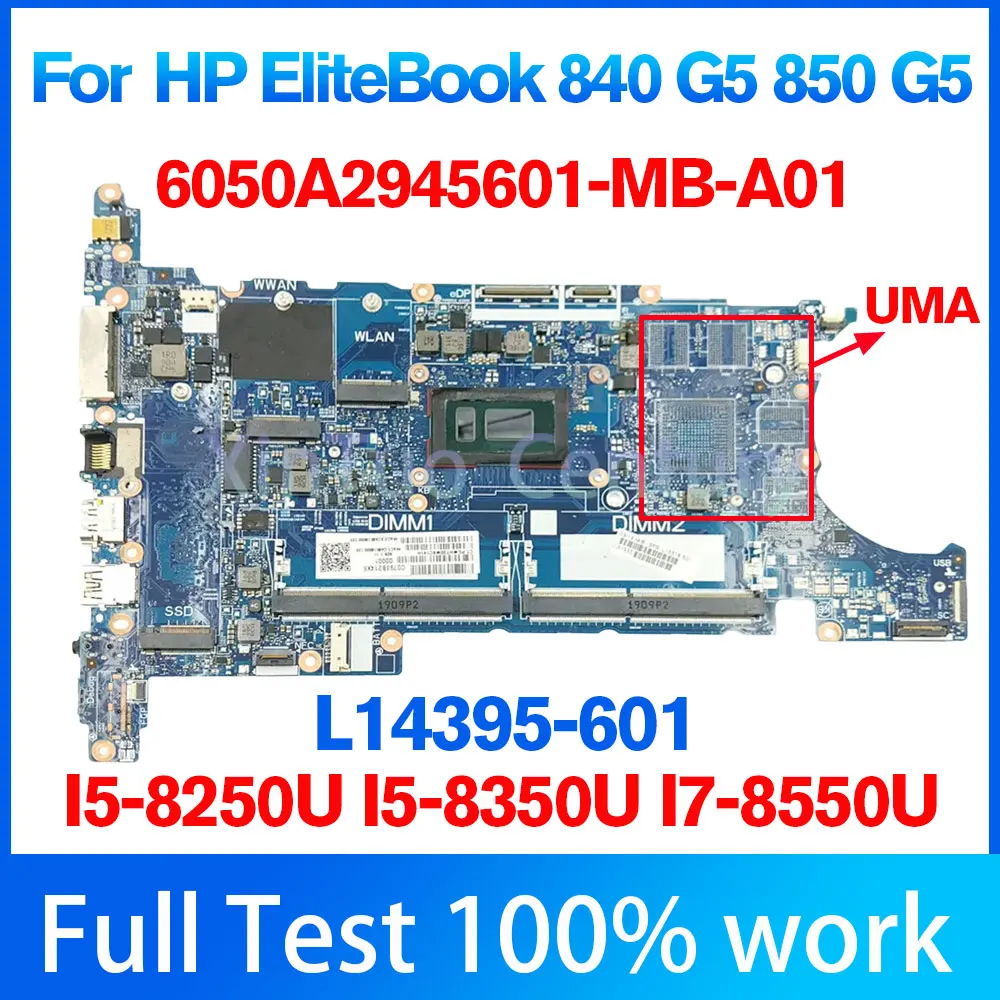 

Pcparts L15518-001 L14395-601 Voor HP Elitebook 840 850 G5 Laptop Moederbord 6050a2945601-mb I5-8250U I5-8350U I7-8550U Dr 4 Mb