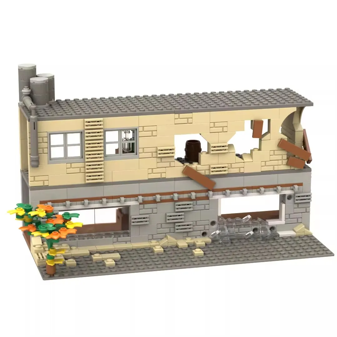 Urban Residence Building Blocks Set with Mini Figures and Accessories