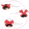 Hair Handkerchiefs for Women Scrunchies Girls Rockabilly Band Bands Accessory Korean Version 5