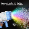 Bazooka Bubble Machine ，2023 Upgrade 68 Holes Rocket With LED Bubble Machine ,Kids Adults Birthday Party Wedding Outdoor Play 6