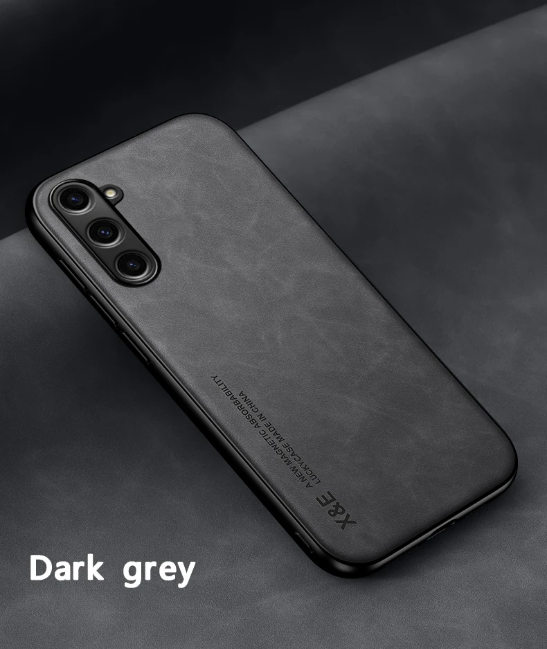 Custodia in pelle per Samsung Galaxy S23 S22 Ultra S21 S20 FE S10 S9 S8 Plus Note20Magsafe Texture Cover paraurti_voghion.com