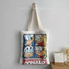 New Disney Donald Duck canvas shopping bag ladies shoulder bag gift toy 2