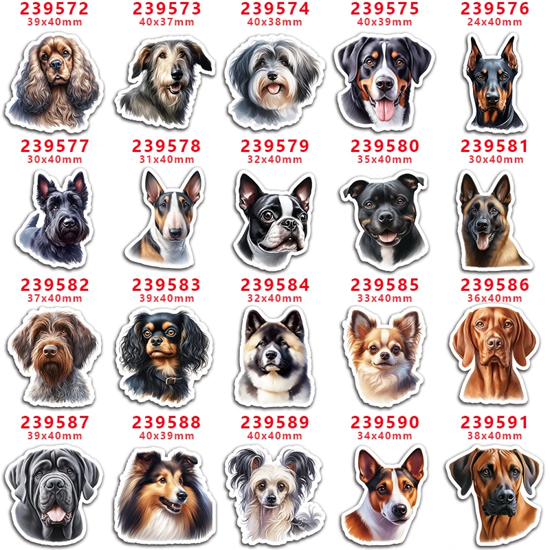 DIY Craft Supplies Cartoon Character Flat Back Planar Resins 10 pieces Dog PR239572