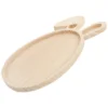 Ears Tray Bunny Serving Wood Plates Three Dimensional Easter Shaped Wooden Dish Decor Home Accessories 4