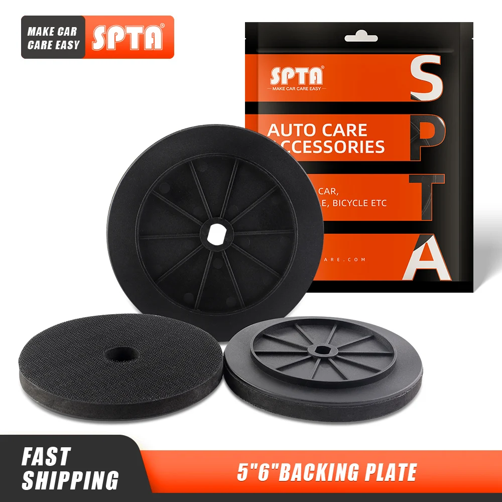 

(Bulk Sale1-20Pcs) SPTA Backer Backing Plate Pad 5inch/6inch Hook&Loop For Auto Car Buffer Polisher