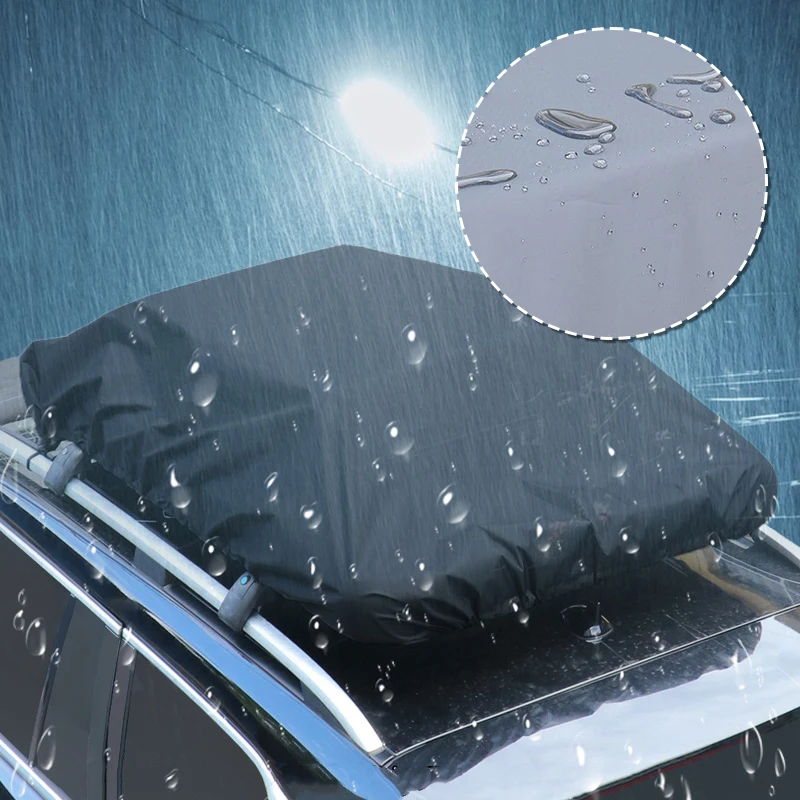 Waterproof Car Roof Rack Cover 210D Oxford Cloth 170/190/230/270x145cm Off-Road SUV Automobile Roof Luggage Cargo Bag Rain Cover 1