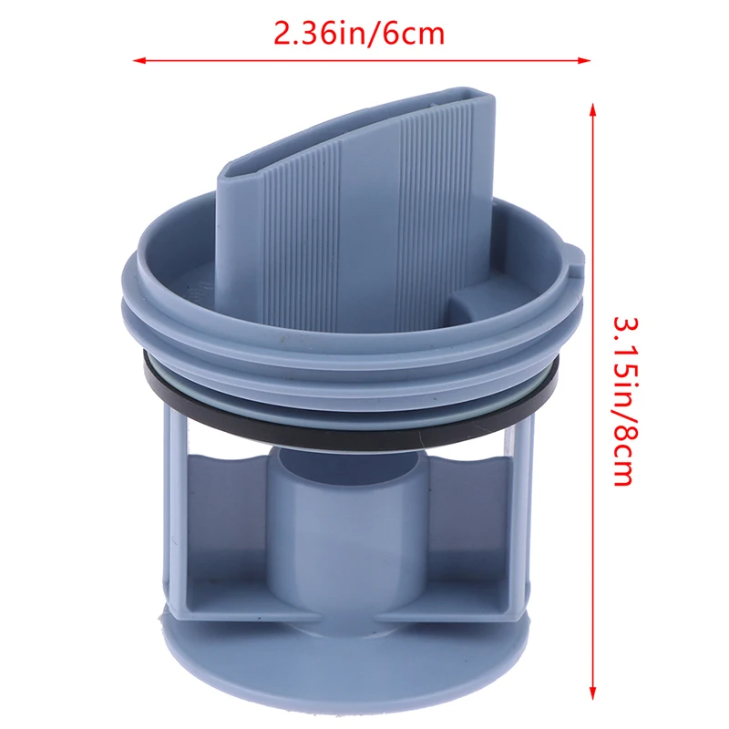 Drain Pump Filter Drain Outlet Seal Plug for Drum Washing Machine Accessories 1Pc