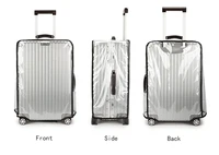 Luggage Cover 2023 Transparent PVC Luggage Covers Waterproof Trolley Suitcase Dust Cover Dustproof Travel Organizer Accessories 2