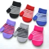 Winter Children Striped Knitted Warm Gloves For Baby Students New Patchwork Mittens Outdoor Knitting Cycling Skiing Gloves 1-4Y 4