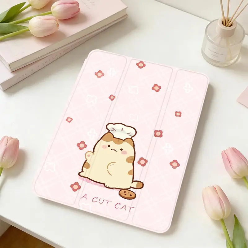 TPU Bumper Tri-Fold Protective Tablet Case for Various Xiaomi and Redmi Pads