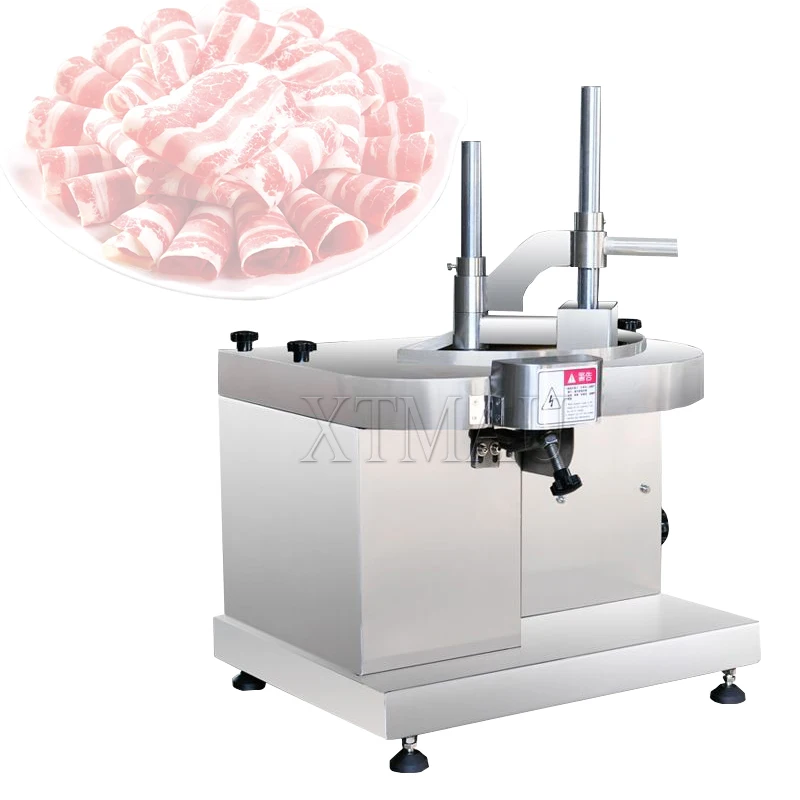 

220V Electric Meat Cutter Beef Mutton Vegetable Slicer Adjustable Thickness Slicer