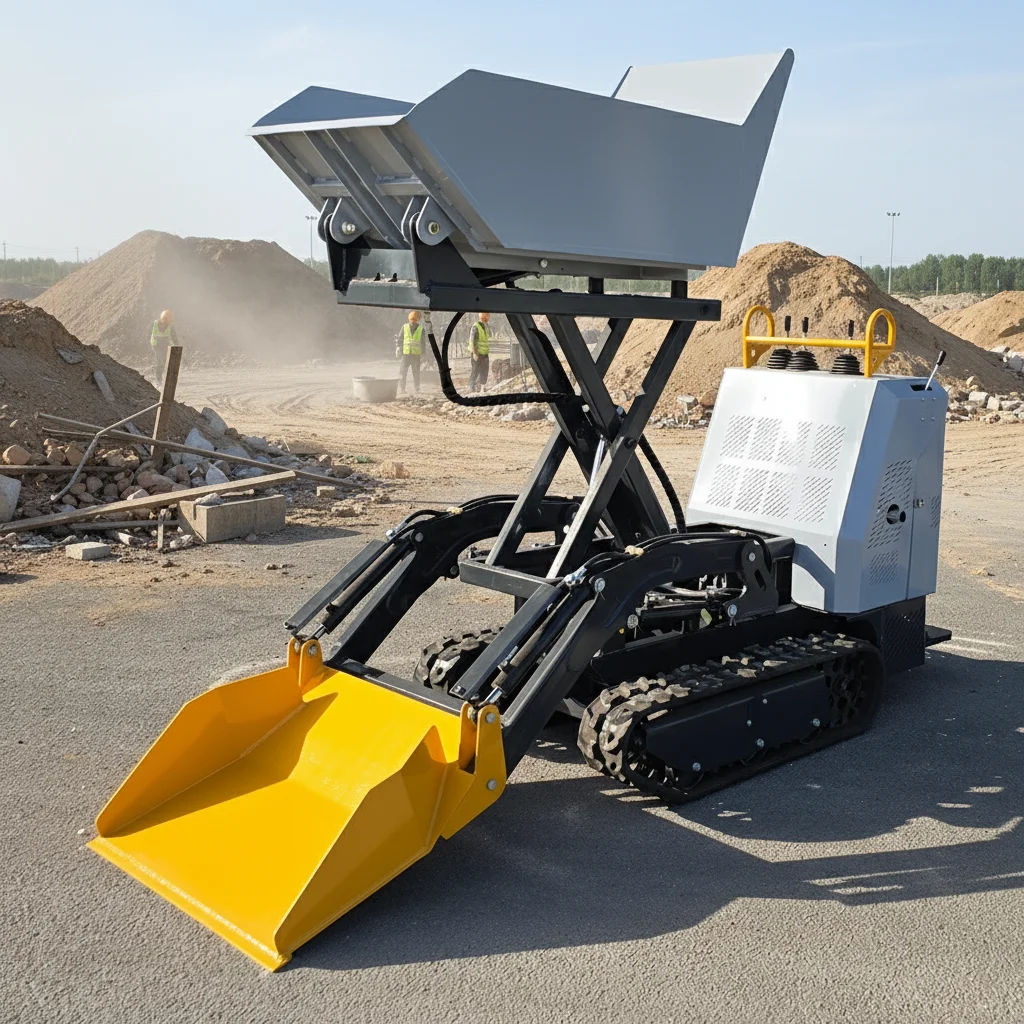 500kg Schwerlast-Raupendumper EURO 5 EPA Mini-Raupentransporter
