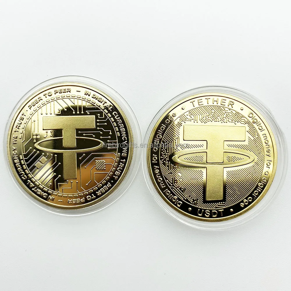 Gold Plated Bitcoin Commemorative Art Collectible