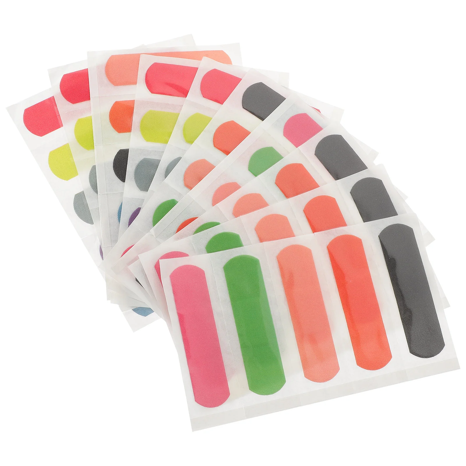

50 Pcs Bandage Wound Colorful Hemostatic Patches Lovely Macaron Bandages Practical Finger Caring Adorable Outdoor Adults