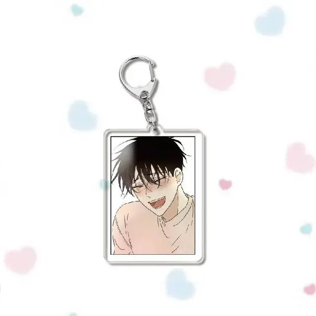 Cute Manga Waterside Night Yaoi Couple Acrylic Keychain Low Tide In Twilight Taeju Cartoon Figures Pendant Key Chain BL Jewelry