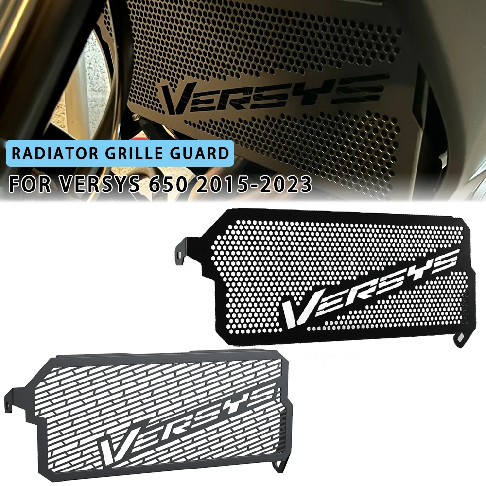 

Motorcycle Aluminium Tool Parts Radiator Grille Guard Cover Protector For Kawasaki Versys 650 Versys650 2015-2020 2021 2022 2023