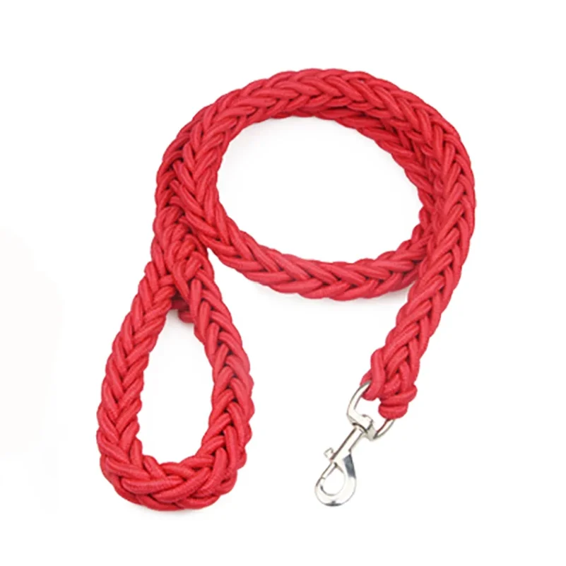 Coleira de nylon para cães de porte médio e grande, ideal para adestramento, corrida, caminhada e segurança em trilhas e montanhas. Acompanha cordas para guiar e treinar seu pet._voghion.com