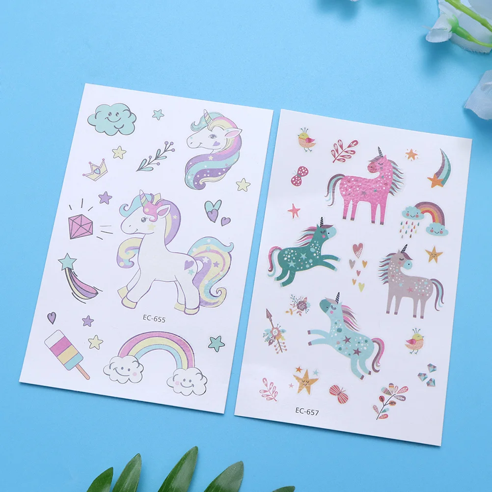 

12 Pcs Temporary Tattoos Animal Patterns Stickers for Kids Tempory Tatoos Cartoon